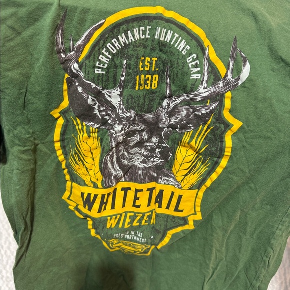 Columbia Green Crewneck Tee with White Logo - Picture 3 of 3